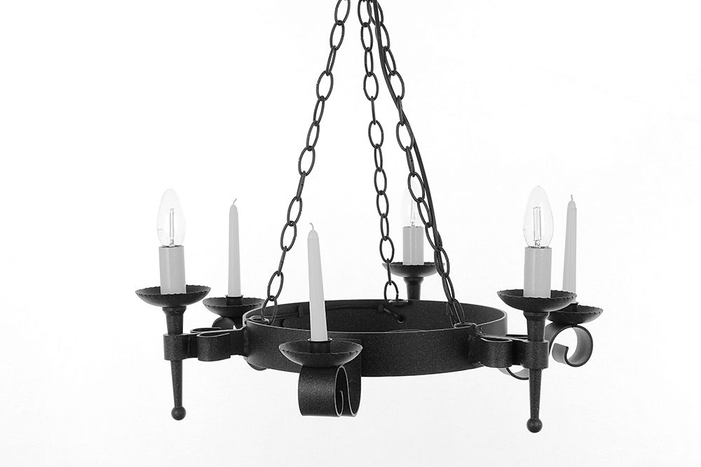Refectory 3lt/3candle Matt Blk
