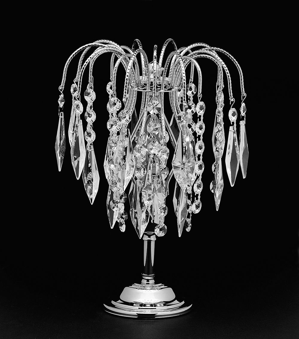SHOWER TABLE LAMP ANT. NICKEL